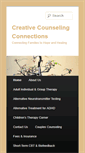 Mobile Screenshot of creativecounselingconnections.com